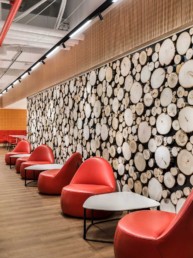 Keany Interiors: Commercial Design Project for Mastercard's Coffee Bar and Lounge