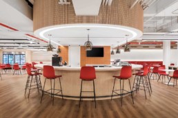 Keany Interiors: Commercial Design Project for Mastercard's Coffee Bar and Lounge
