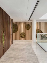 Keany Interiors: Commercial Design Project for Mastercard's Office Feature Wall